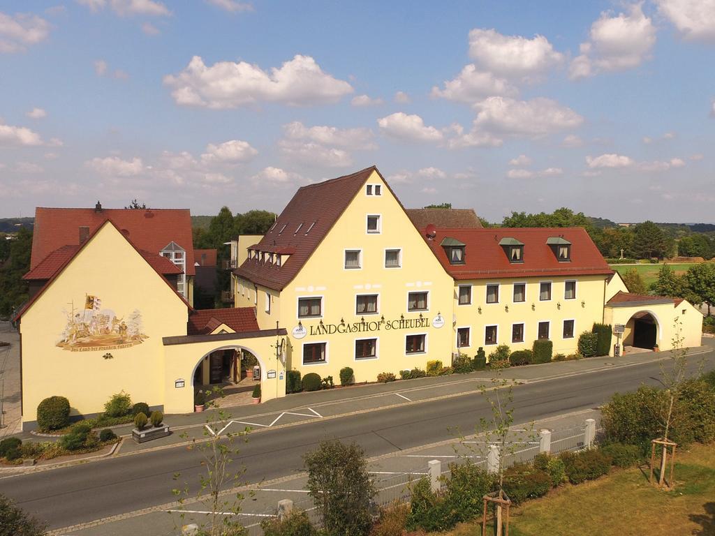 Landgasthof Hotel Scheubel Gremsdorf Exterior foto